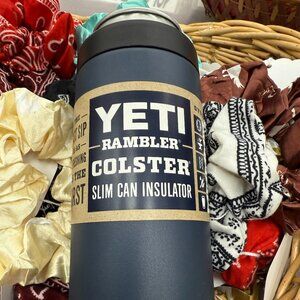 Yeti 12 oz Colster® Slim Can Cooler - NEW - Navy